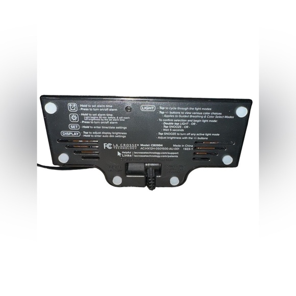 La Crosse Soluna Mood Light Alarm Clock - Picture 5 of 5